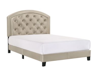 Gaby - Full Bed Adjustable Headboard - Gold