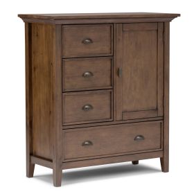 Redmond - Medium Storage Cabinet - Rustic Natural Aged Brown