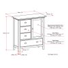 Redmond - Medium Storage Cabinet - Rustic Natural Aged Brown
