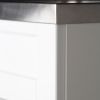 Hennessy - Deluxe 24" Laundry Cabinet with Faucet and Stainless Steel Sink - Pure White