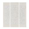 Triptych 3-piece Dimensional Resin Canvas Wall Art Set