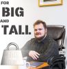 Big and Tall Office Chair 500 LBS-Executive Office Chair for Heavy People-Heavy Duty Office Chair with Sturdy Rollerblade Wheels-Desk Chair with Adjus