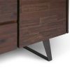 Lowry - Sideboard Buffet - Distressed Charcoal Brown
