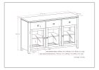 Cosmopolitan - Sideboard Buffet - Mahogany