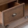 Redmond - Medium Storage Cabinet - Rustic Natural Aged Brown