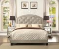 Gaby - Full Bed Adjustable Headboard - Gold