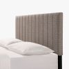 Dove Tufted Upholstered Platform Bed - Tungsten Gray - Queen