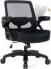 Big and Tall Office Chair 400lbs with Flip-up Arms, Mesh Ergonomic Heavy Duty Computer Chair Desk Chair Wide Seat, Executive Swivel Task Rolling Chair