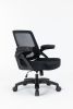 Big and Tall Office Chair 400lbs with Flip-up Arms, Mesh Ergonomic Heavy Duty Computer Chair Desk Chair Wide Seat, Executive Swivel Task Rolling Chair