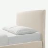 Vireo Upholstered Platform Bed - Pearl White - Queen